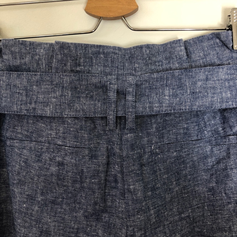 Boden High Rise Linen Blend Shorts Size 8 EUC - Picture 5 of 7